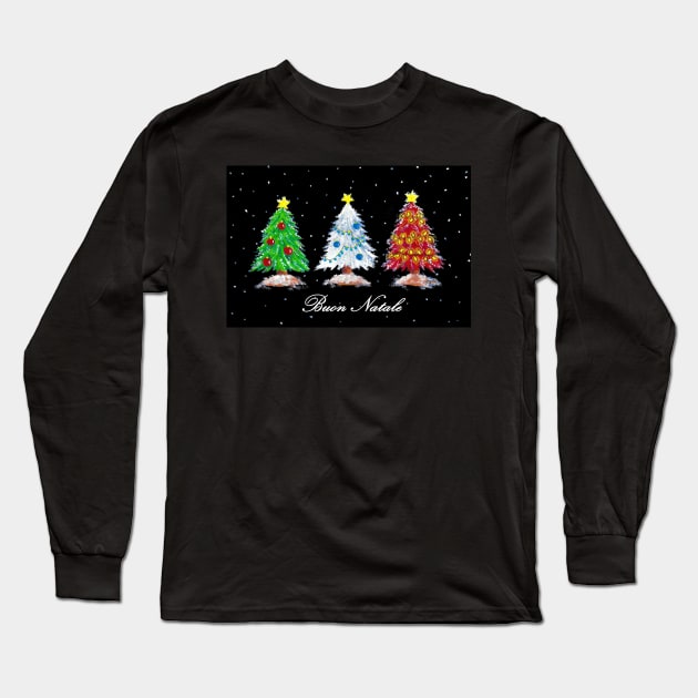 Buon Natale Long Sleeve T-Shirt by nicolejanes